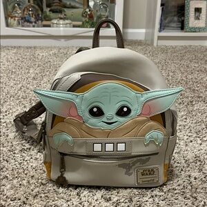 Star Wars Grogu Baby Yoda Loungefly Backpack